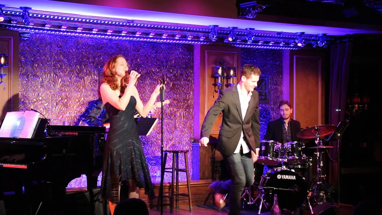Heather Parcells and Luke Hawkins performing 