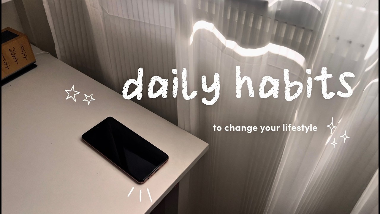 🌻 10 daily habits to improve your lifestyle at home this 2026 ˚⟡˖ ࣪