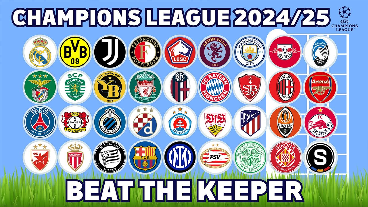 Beat The Keeper - UEFA Champions League 2024/25 | The Marble Quest