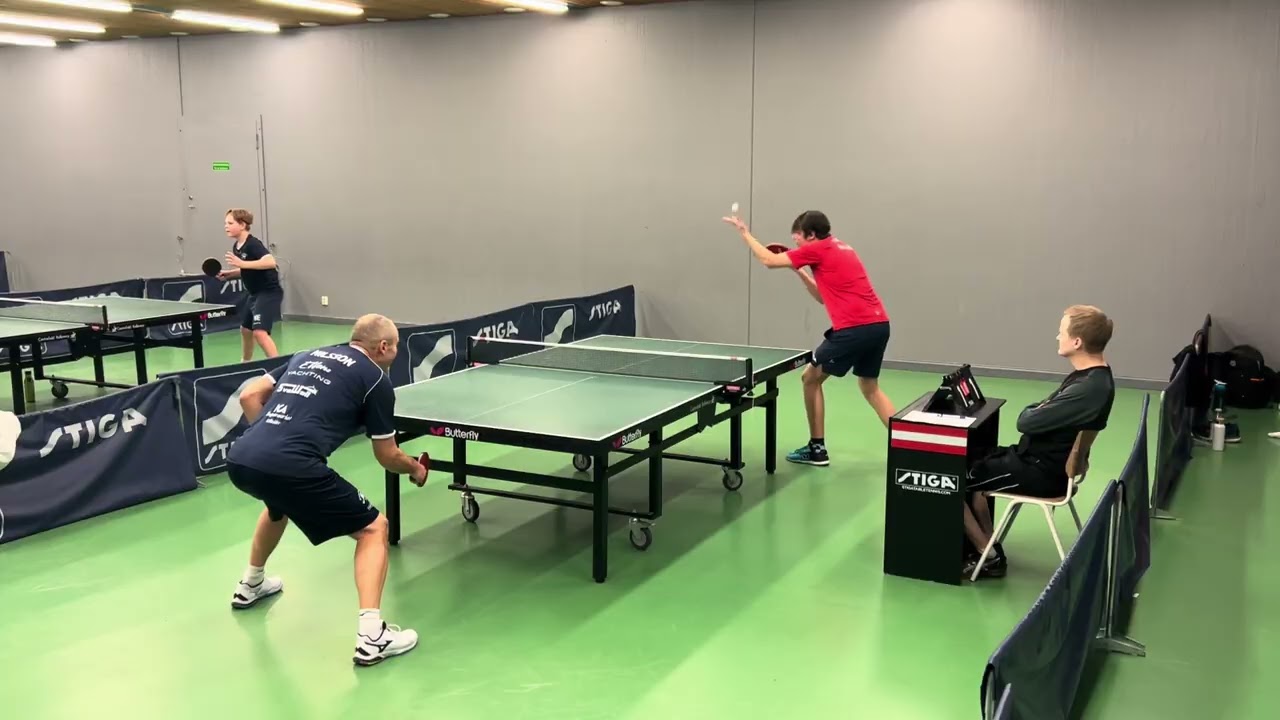 Trollhättans BTK - Stenungsunds BTF (Div4) 14/2-2026 Otto R - Thomas N (Long pips OX NIGHTMARE)