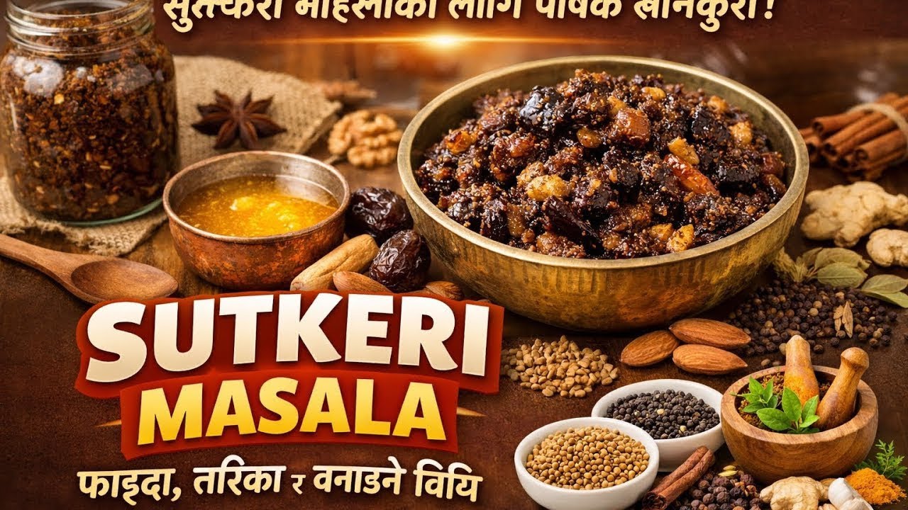 How to make sutkeri masala”Nepali style recipe @Deuman-vlog 