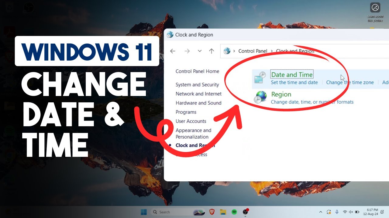 Как изменить настройки даты и времени в Windows 11? Дата и время на компьютере с Windows, ноутбуке