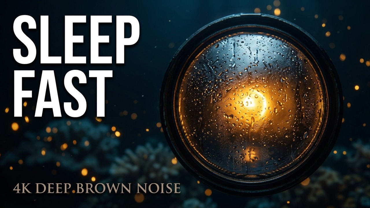 10 Hours of DEEP OCEAN Under Water — Brown Noise ASMR for Sleep