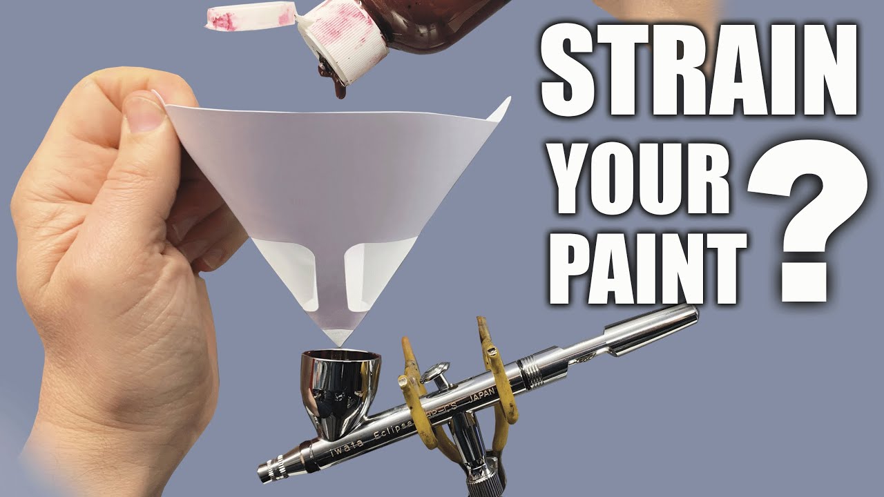 Should I Strain my Airbrush Paint ?