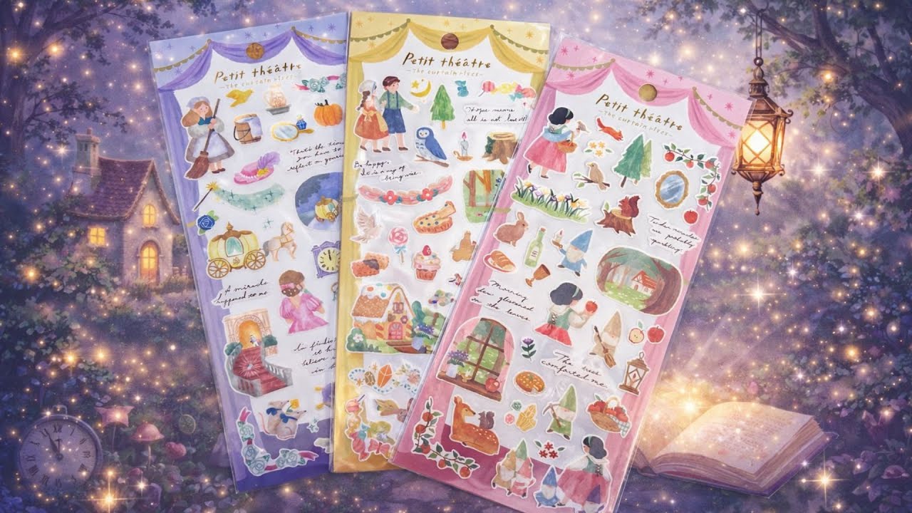 Mind Wave Petit Theatre Stickers 🎭✨ | Fairytale Journaling at Dreaming of Tokyo