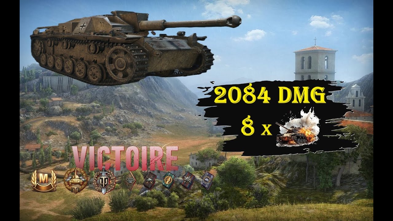 (🇫🇷 Replay Commenté WoT 🇫🇷) Nouveau compte, 8 Kills et première Master sur ce petit Stug III B !