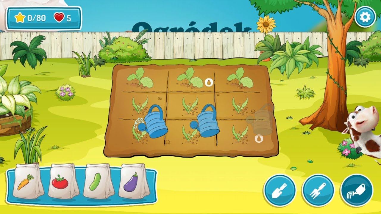 Ogródek TVP ABC   gra edukacyjna dla dzieci po polsku | Garden - educational game for children