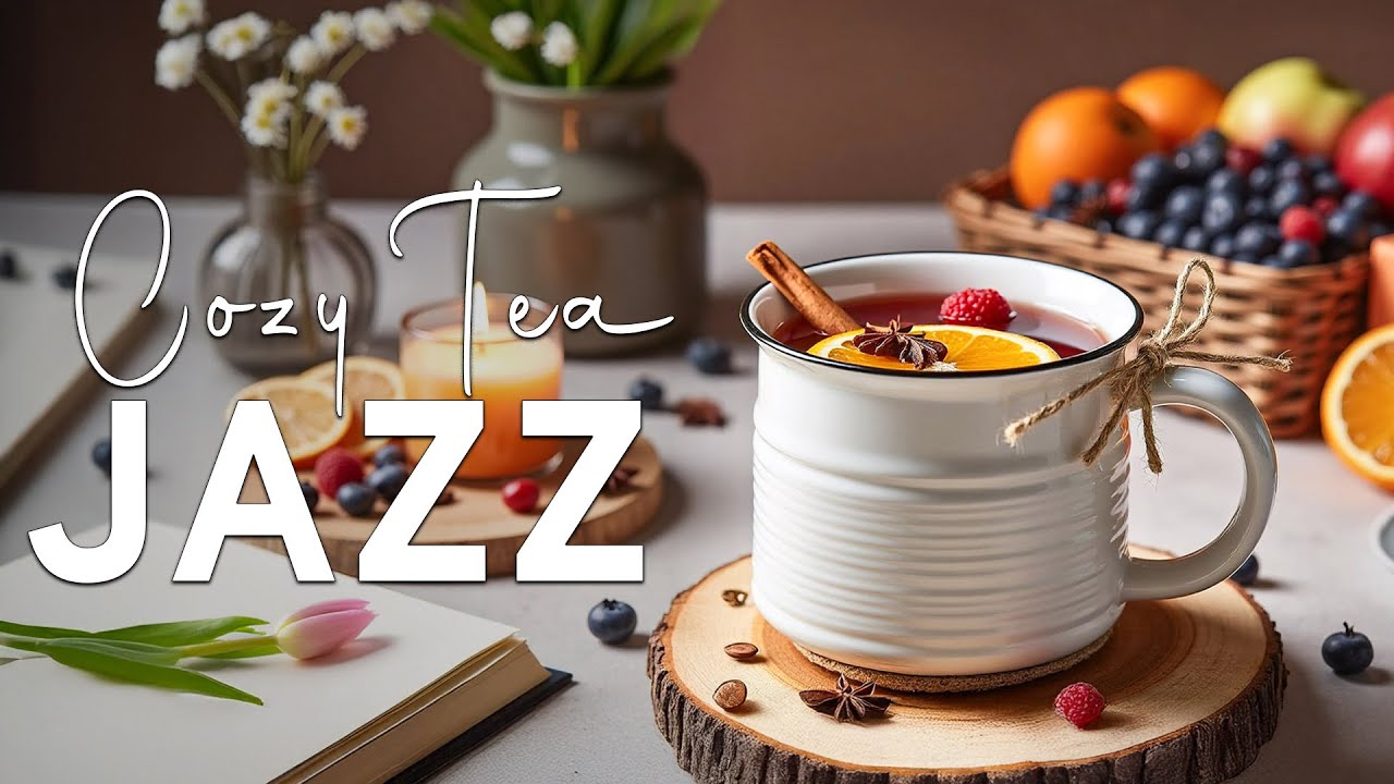 Cozy Tea Time Jazz ☕ Warm Coffee Jazz & Light Bossa Nova Instrumental for Relaxing Mood