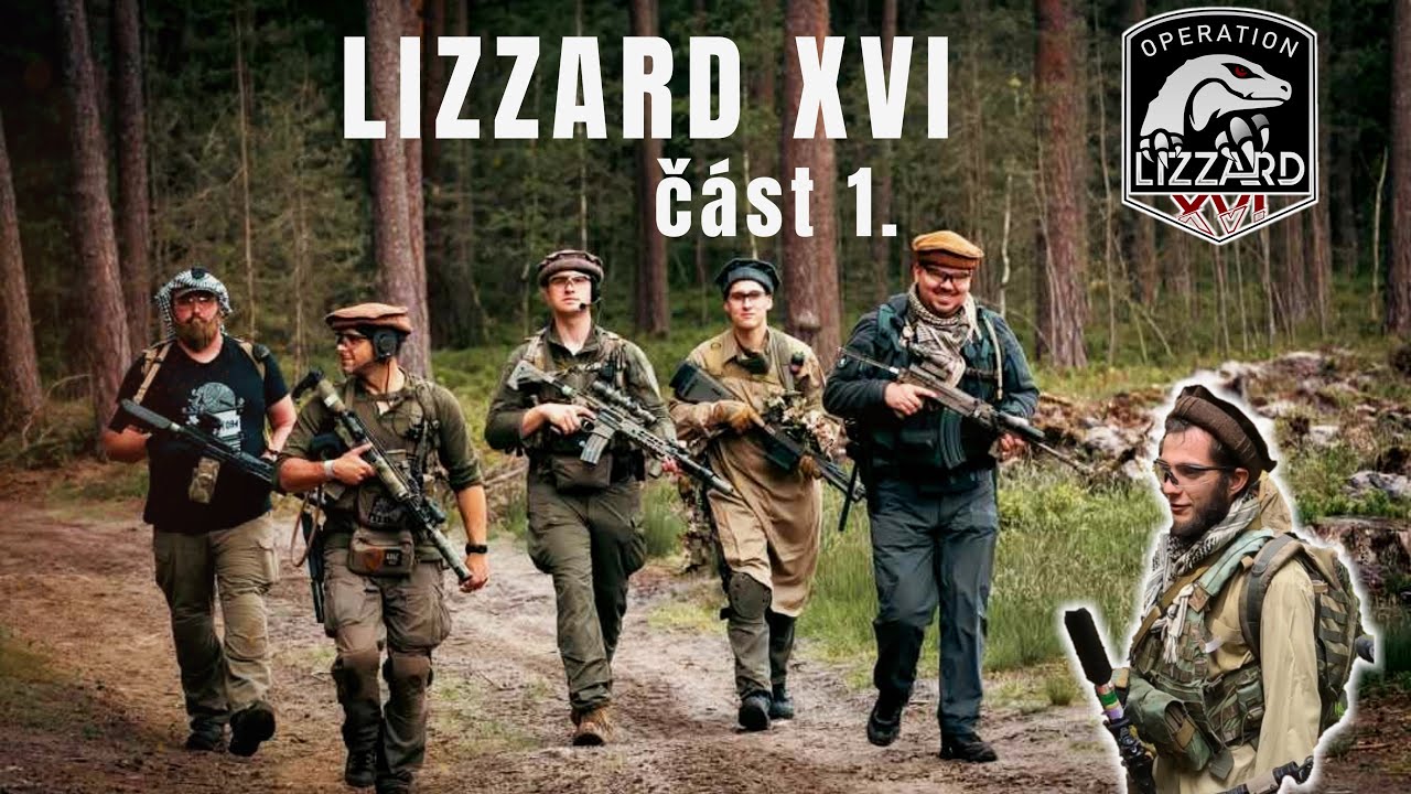 Operace Lizzard XVI 2025 | Tým Ronin & Švanda Airsoft • TeslaAirsoft • SR25 Polarstar F2 • HPA