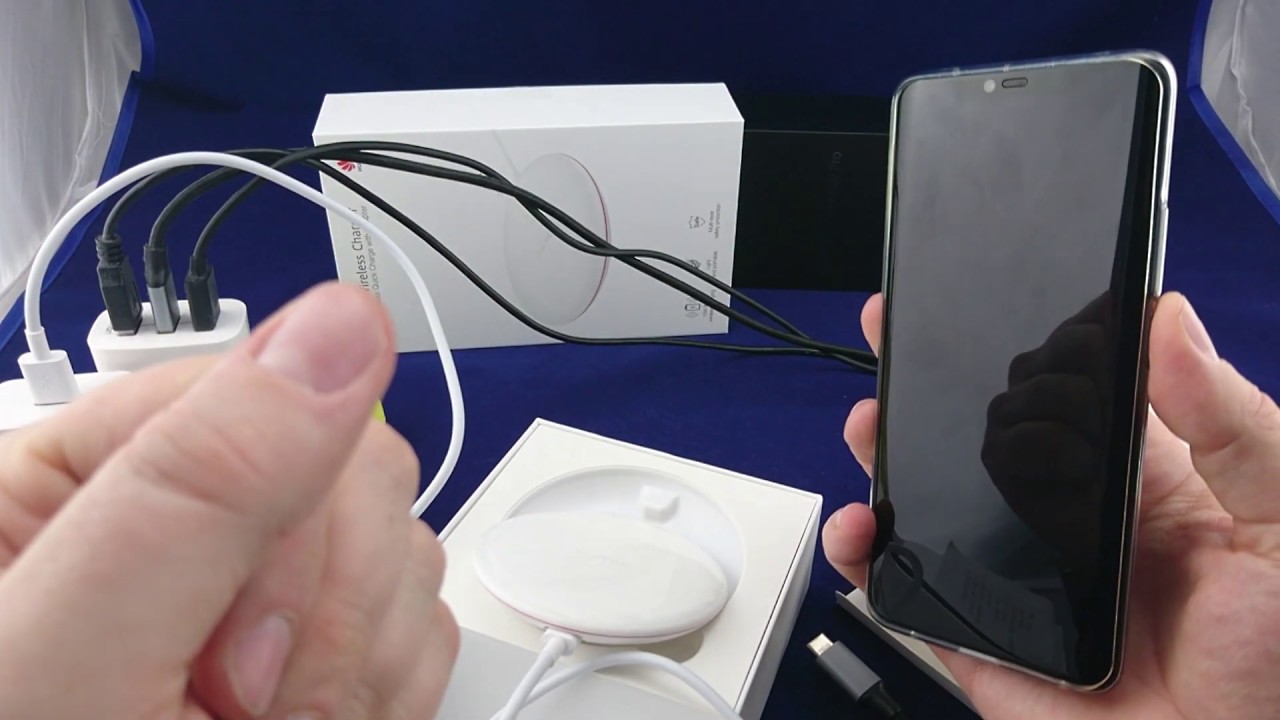 Huawei, Kabelloses Schnellladegerät ( 55030353 mit C60 Adapter ) ausgepackt und ausprobiert