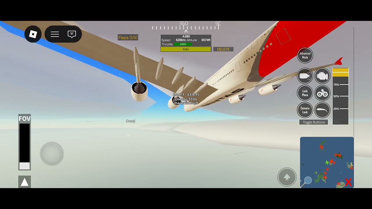 Flight simulator Roblox 