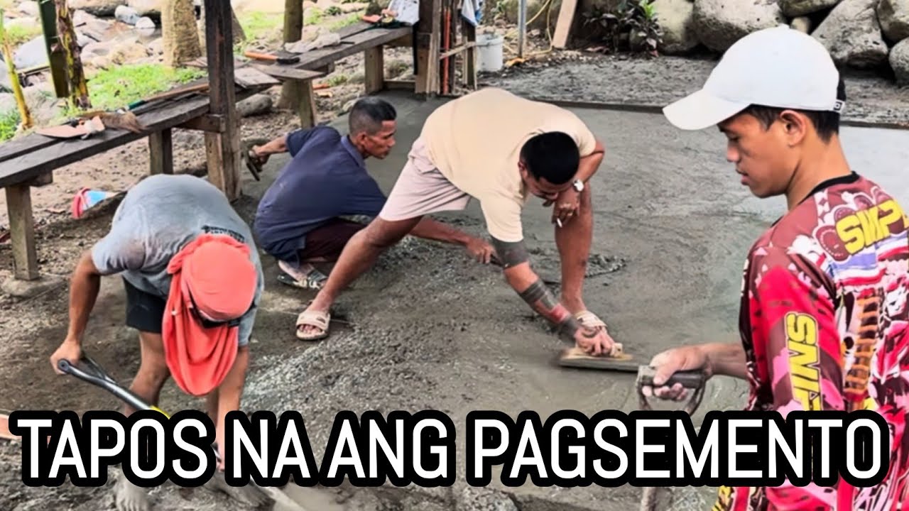 TAPOS NA ANG PAGSEMENTO SA BILYARAN! 