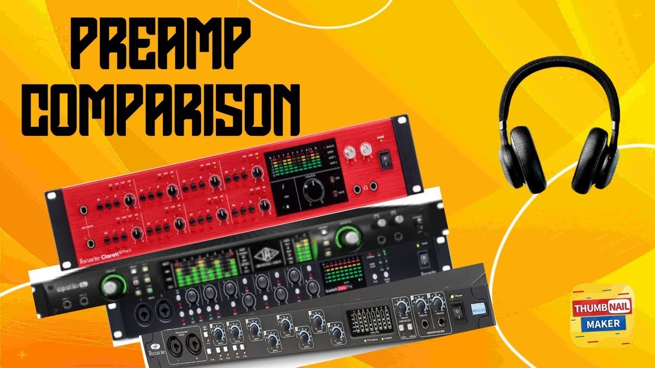 Audio Interface Comparison on Drums (Apollo 8P, Clarett 8preX, Saffire Pro 40, Scarlett Octopre)