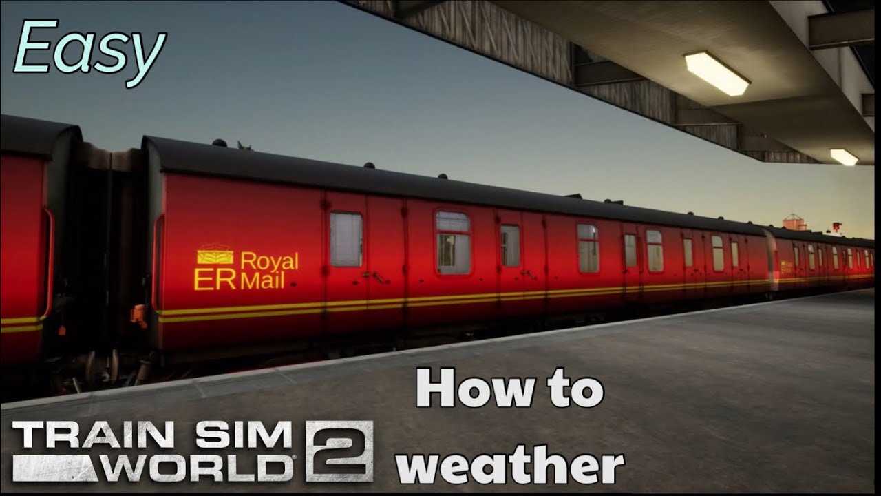 Train sim world 2 How to weather liveries tutorial (Easy)