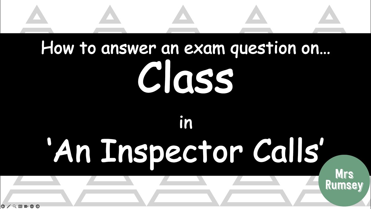 Analysis of Class in 'An Inspector Calls'