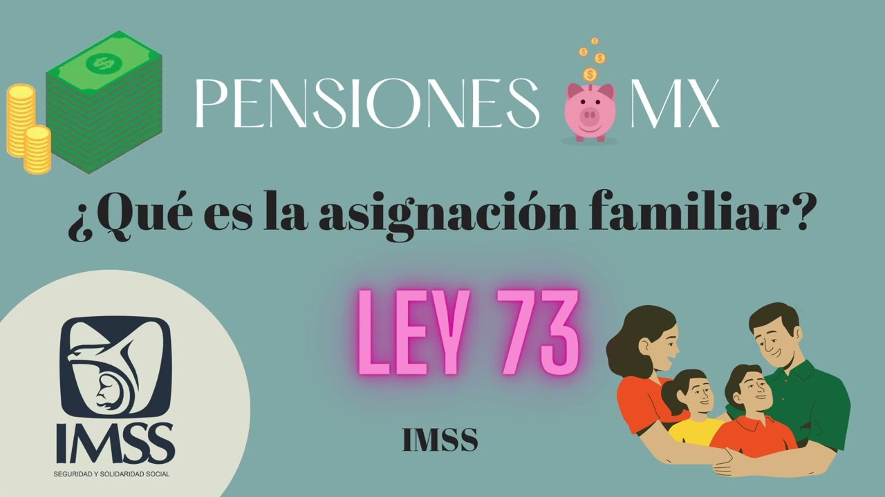 Asignaciones familiares y ayudas asistenciales. Pensiones del IMSS Ley 73