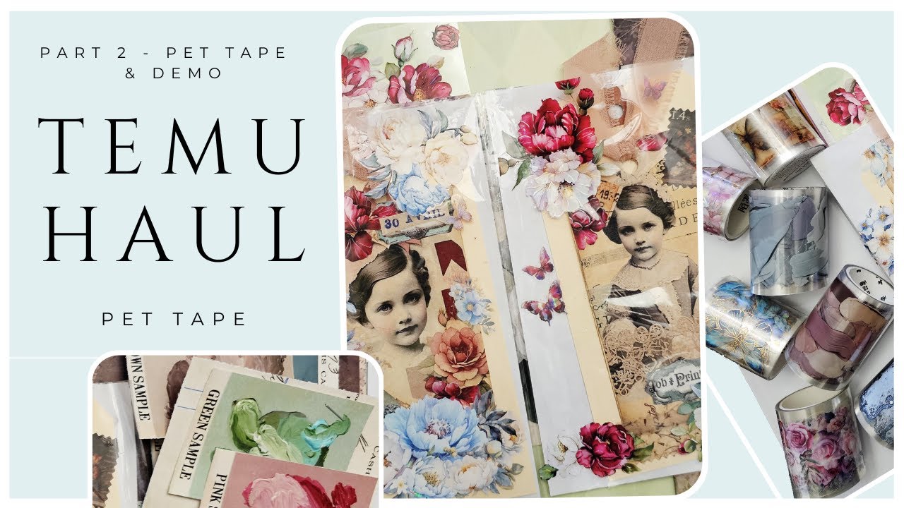 Huge Temu Haul - Part 2 - PET Tape & Demo