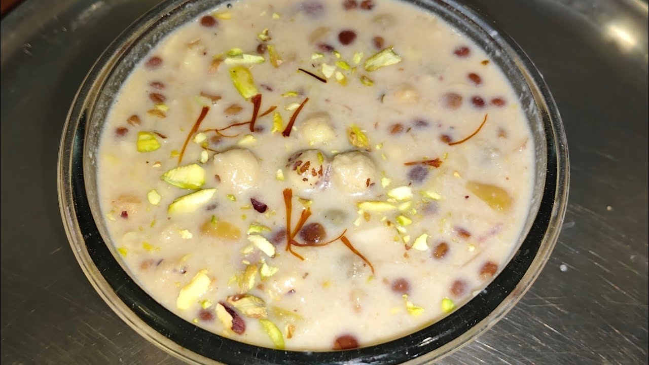 महाशिवरात्रि के लिए विशेष मखाने की खीर। Special makhana&dry fruits delicious tasty dessert।