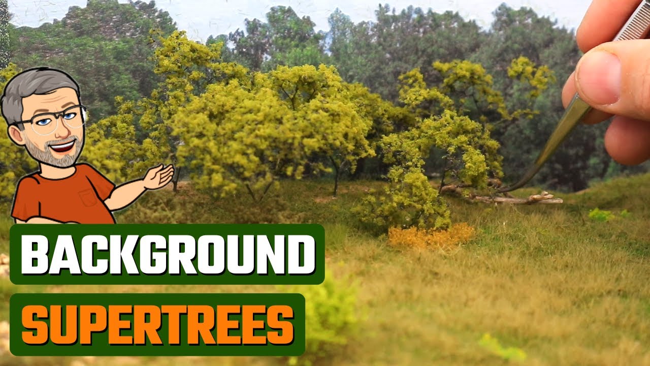 SuperTrees for Awesome Model Railroad Scenery