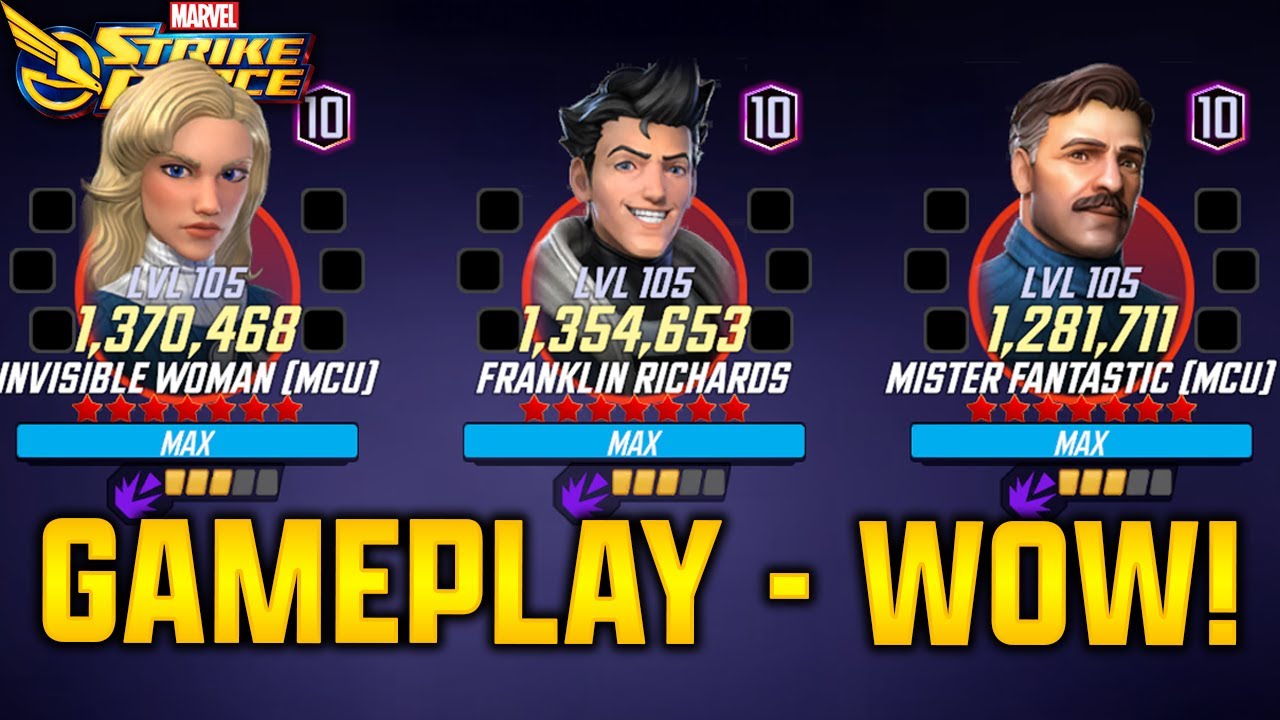 F4 GAMEPLAY - AMAZING - MARVEL Strike Force - MSF