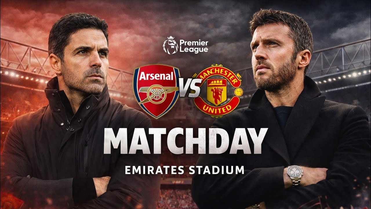 Mikel Arteta Vs Michael Carrick at the Emirates Stadium in Premier League Matchday 23 awaits 😤🍿⚽️