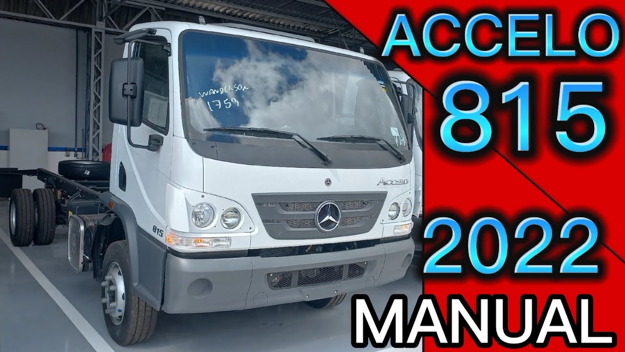 MERCEDES-BENZ ACCELO 815 2022 MANUAL /CAMINHÃO 3/4 NO PACOTE BÁSICO 