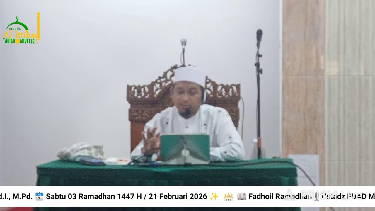 📖 Keutamaan Puasa Ramadhan🎙️Ustadz FUAD MUNIR, S.Pd.I., M.Pd. 🗓 03 Ramadhan 1447 H / 21 Feb 2026