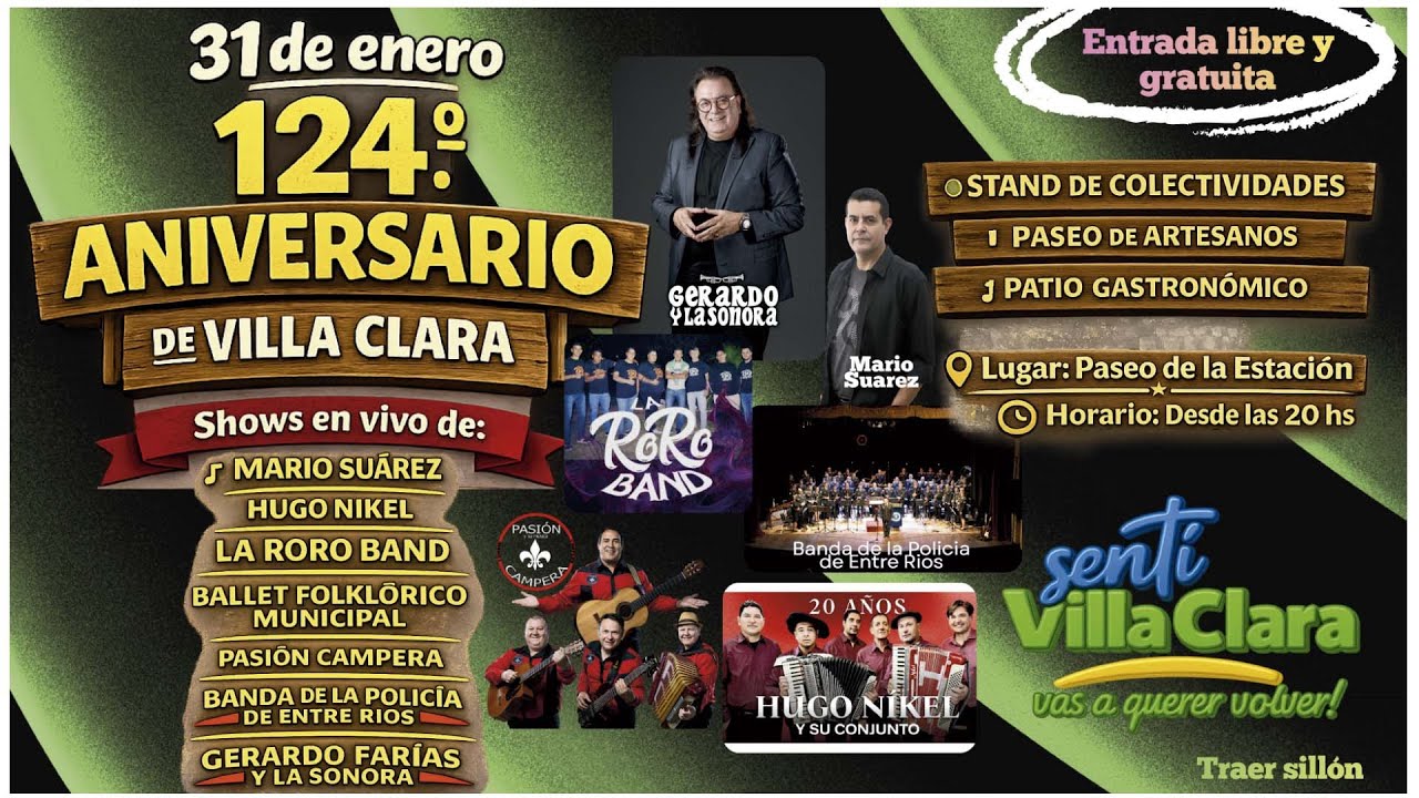 🔴 EN VIVO | 124&deg; Aniversario de Villa Clara 🎶