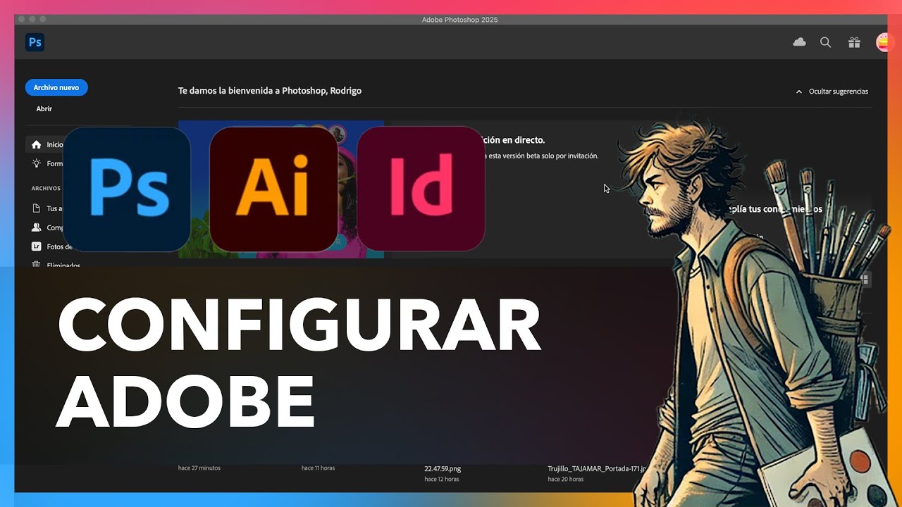 Cómo configurar Adobe PhotoShop, Illustrator e InDesign - Interfaz para diseñadores