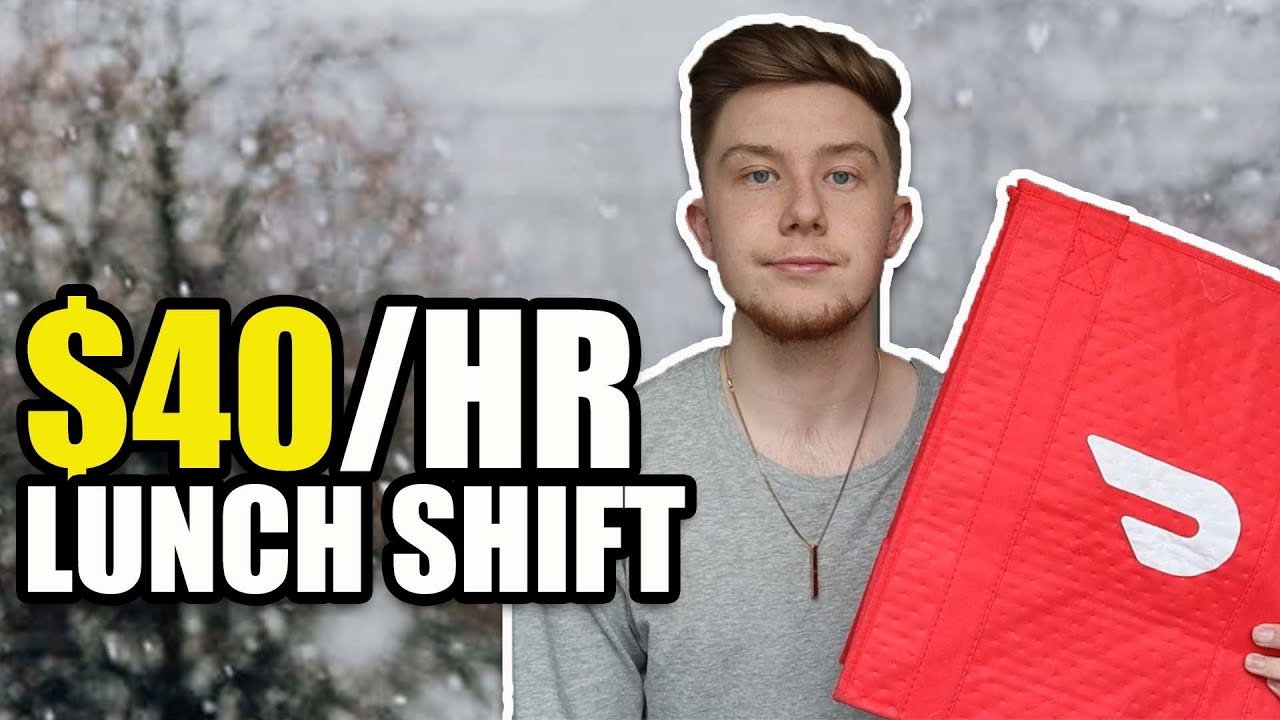 How I Made Over $40/Hr on a Thursday Lunch Shift (doordash)