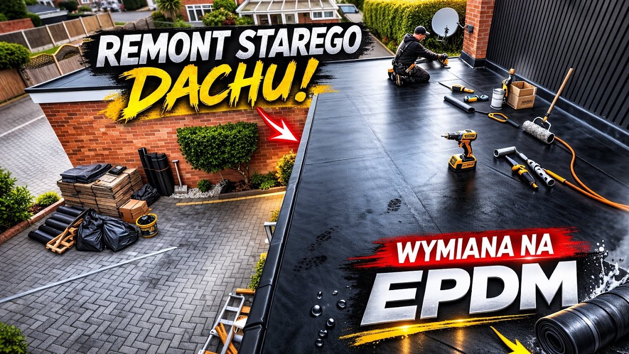Remont Starego Dachu – Wymiana na EPDM | Czy To Najlepszy Materiał?