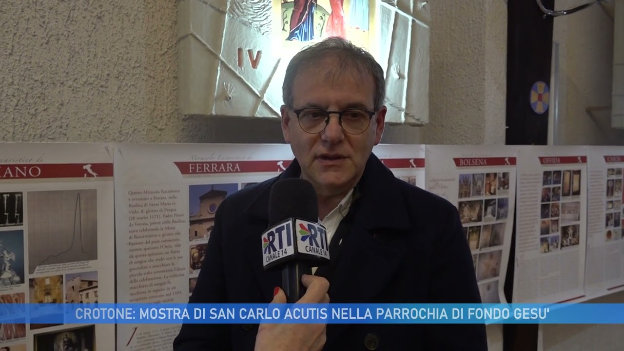 CROTONE: MOSTRA DI SAN CARLO ACUTIS NELLA PARROCHIA DI FONDO GESU'