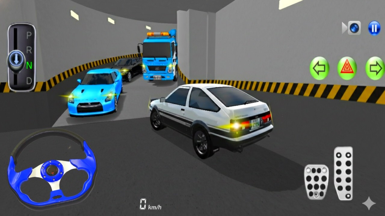 New Toyota vintage Car Stuck In Parking Garage - 3D Driving Class 2026 - Android Gameplay Car Games