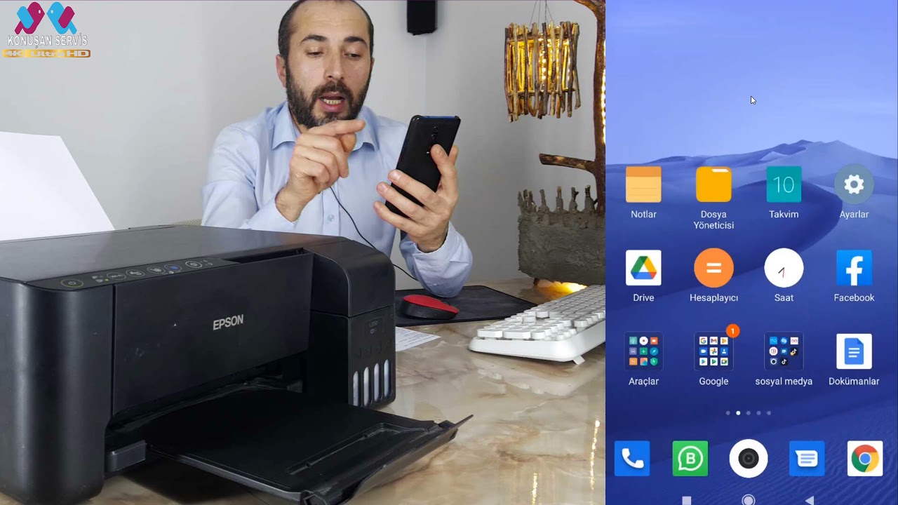 Epson Print - Epson yazıcıdanTelefondan Çıktı Almak - kablosuz çıktı alma