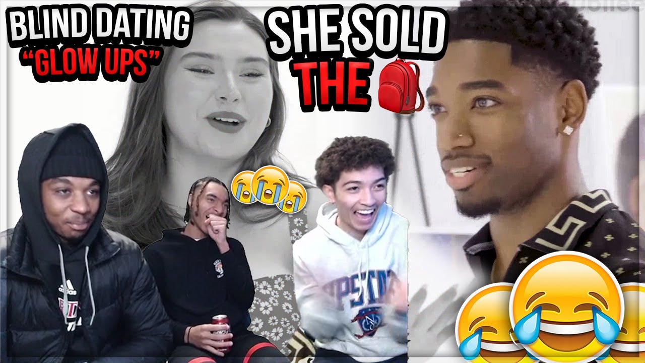 REACTING TO BLIND DATING 6 GLOW UP GUYS! SHE SOLD THE BAG!!
