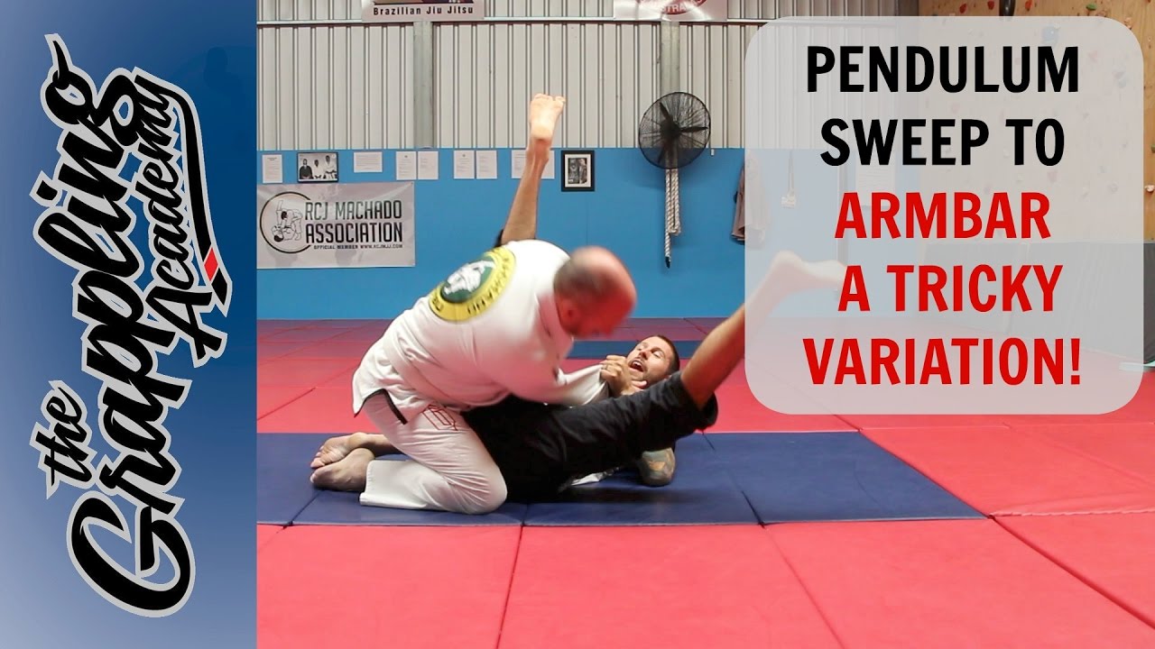 A PENDULUM SWEEP To Arm Bar - A Tricky Variation!
