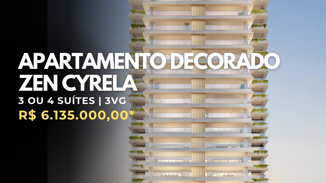 Lançamento | Apartamento com até 4 suítes |  Vila Clementino | Zen Cyrela by YOO Studio