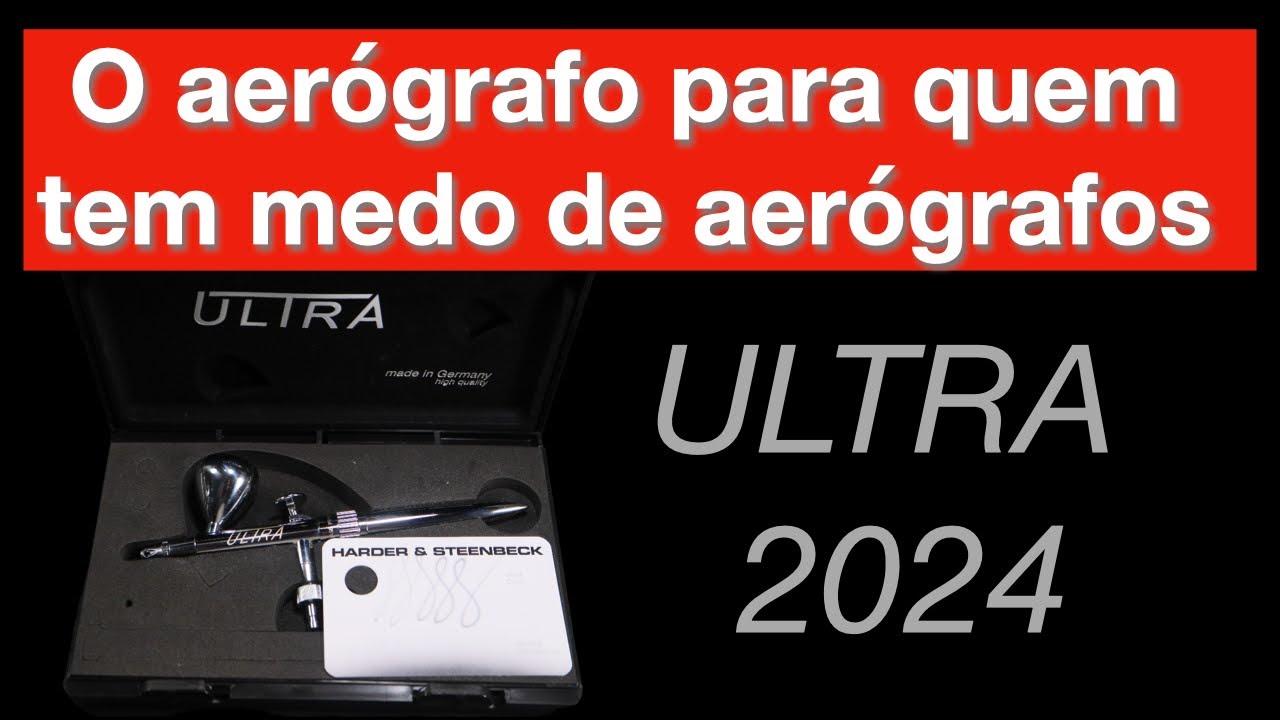 Ultra 2024 o aerógrafo para quem tem medo de aerógrafos.