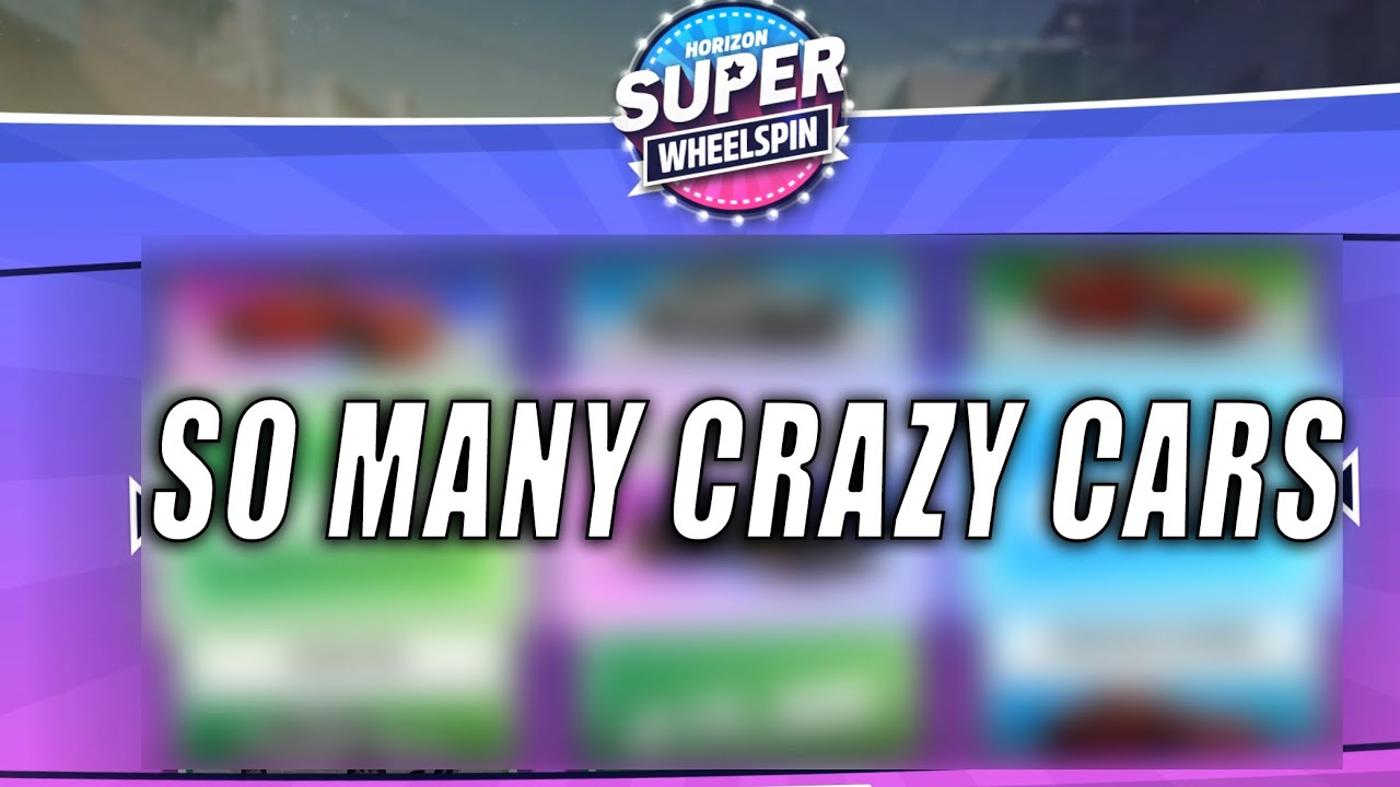 OPENING +160 WHEELSPINS AND I WAS SO LUCKY WITH THE PRIZES ON FORZA HORIZON 5