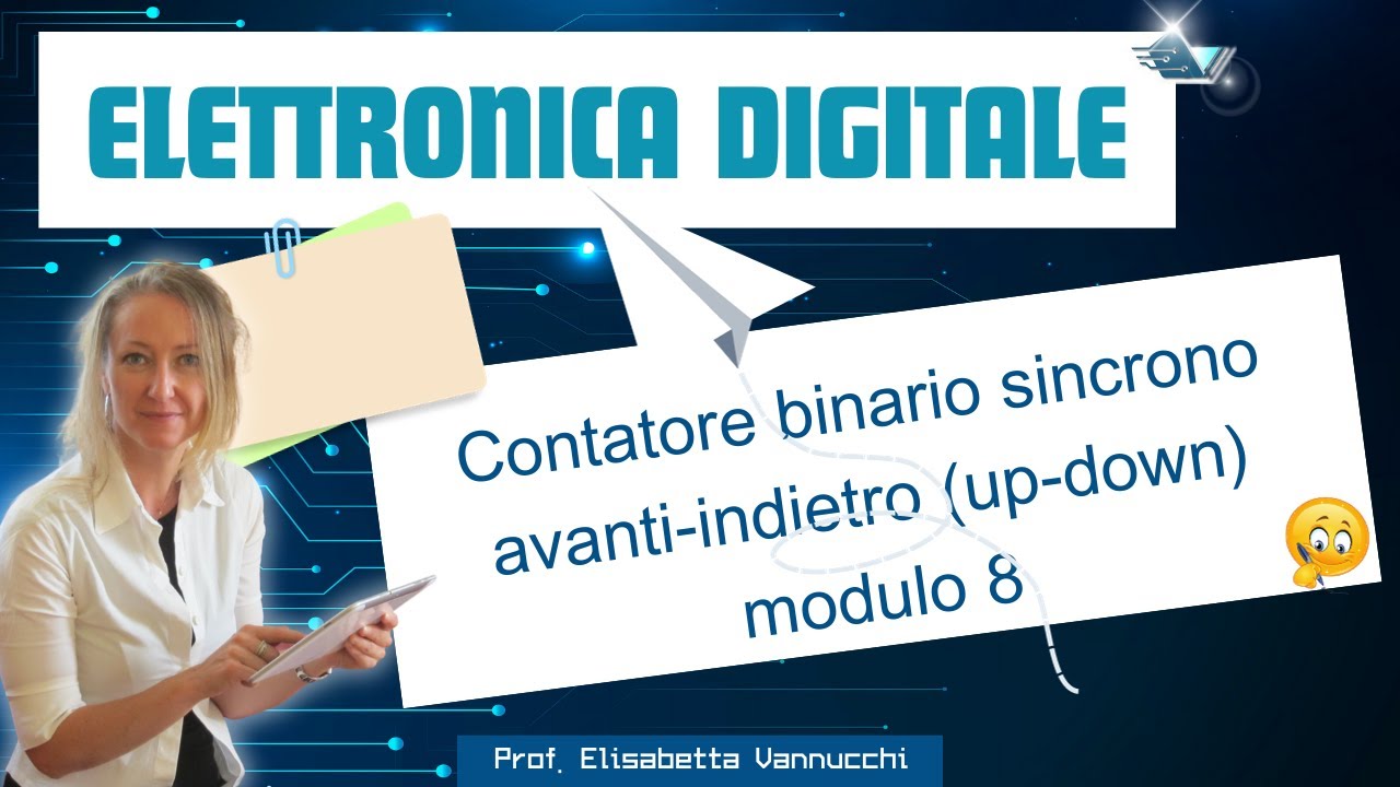 contatore sincrono up/down modulo 8