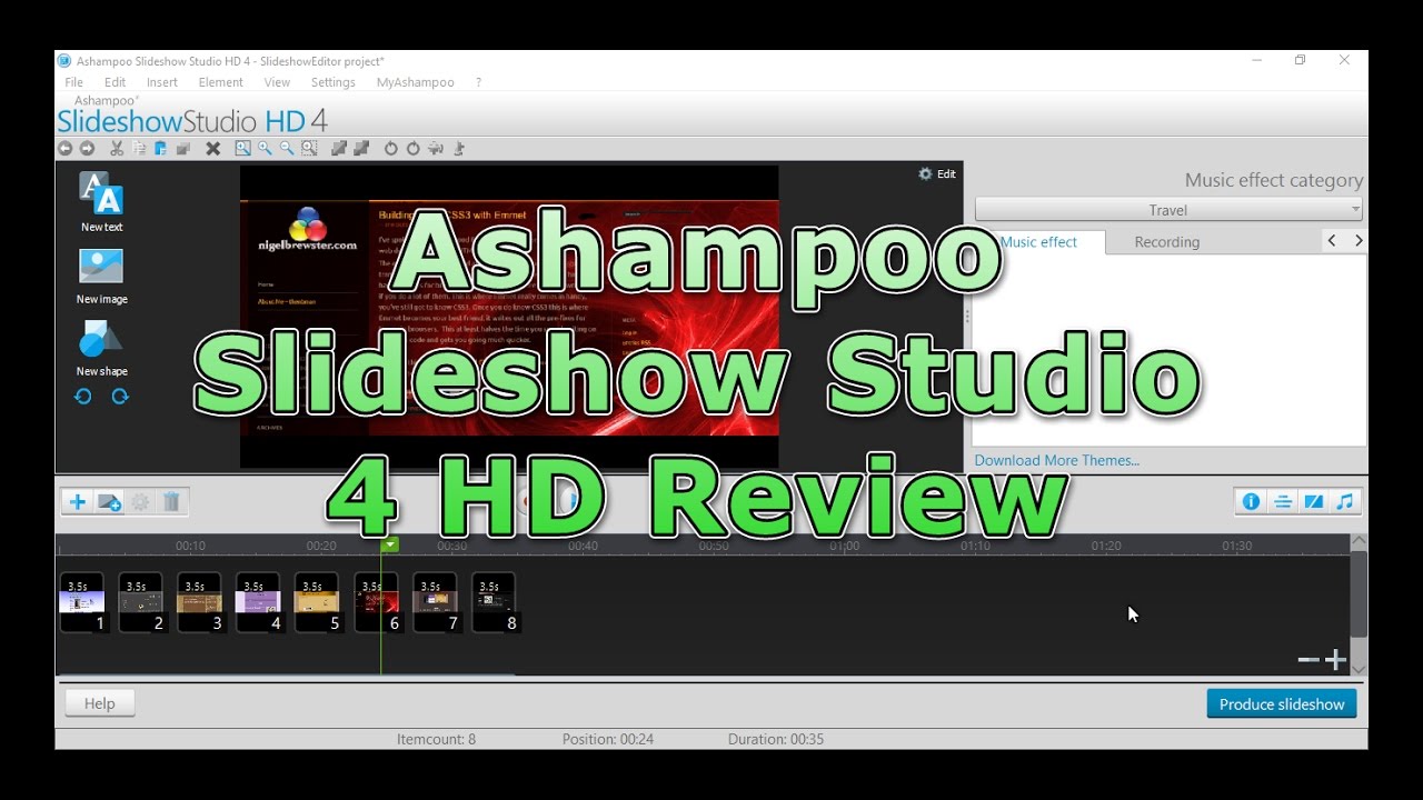Ashampoo Slideshow Studio 4 HD Review