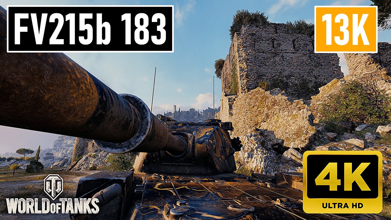 13K BOOMSTICK Game! FV215b 183 dominates Mines (4K) | World of Tanks