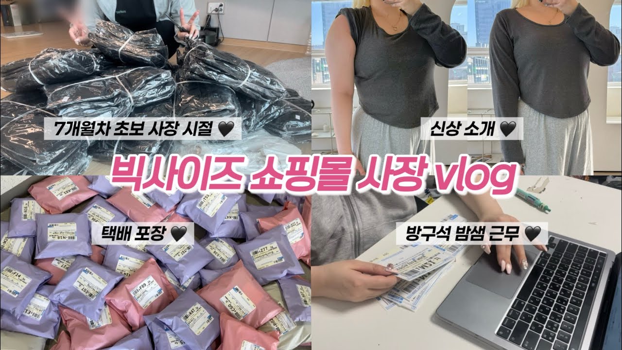 #14 7개월만에 돌아온 빅사이즈 쇼핑몰 사장님 vlog (+완전 근황까지!🎀)