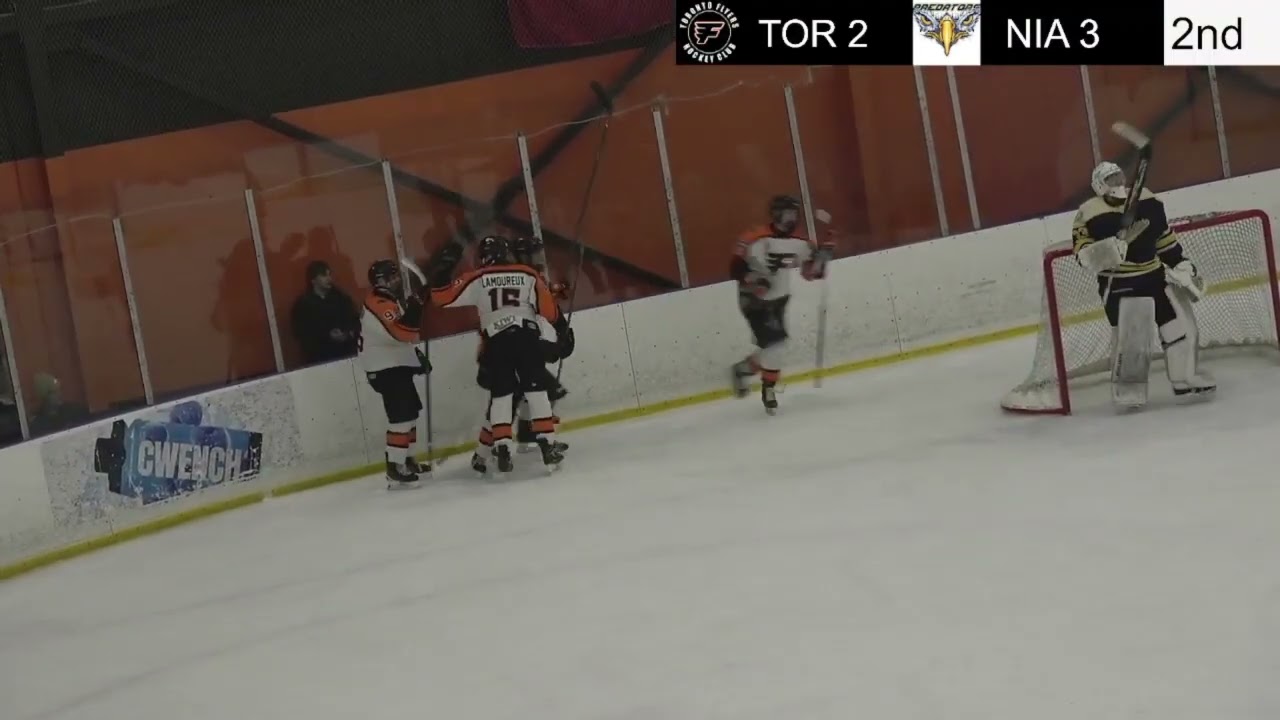 #86 Henry Russell - GMHL - 2025-11-29 - 1G 2A 2nd Star vs Niagara - Great half wall work and passing