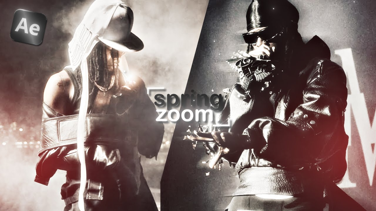 spring zoom ; after effects