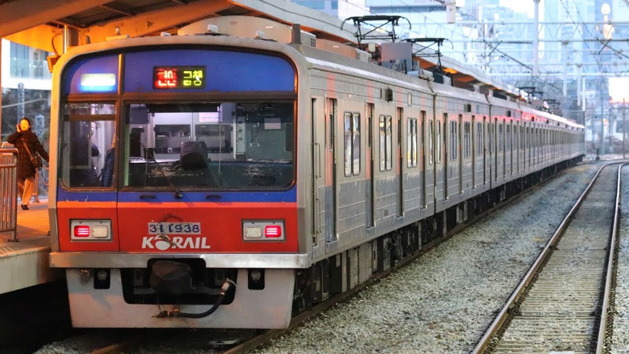 [주의경적] 코레일 1호선 납작이 서울역 311x38편성 천안급행 진입