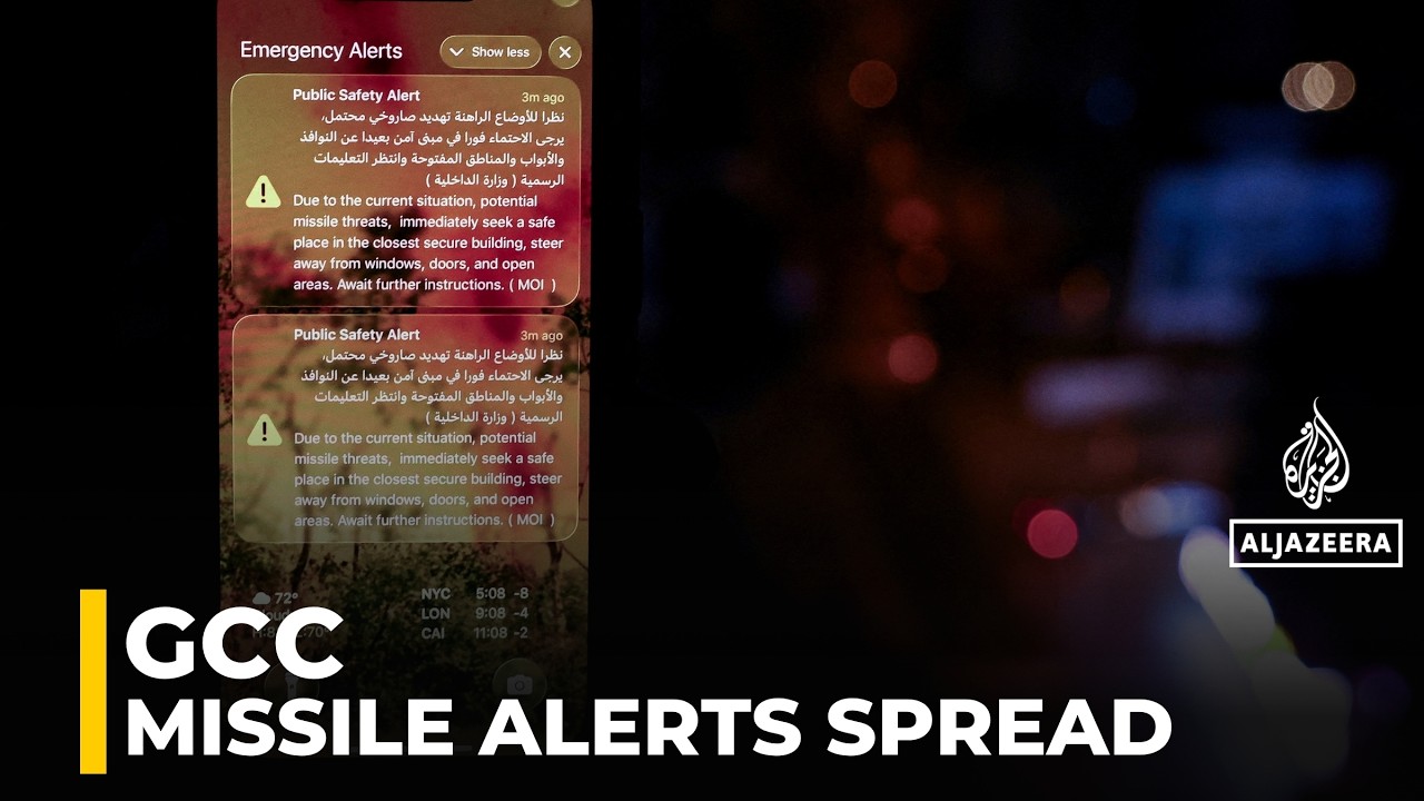 Tension rises across the GCC as missile threats trigger alerts and interceptions