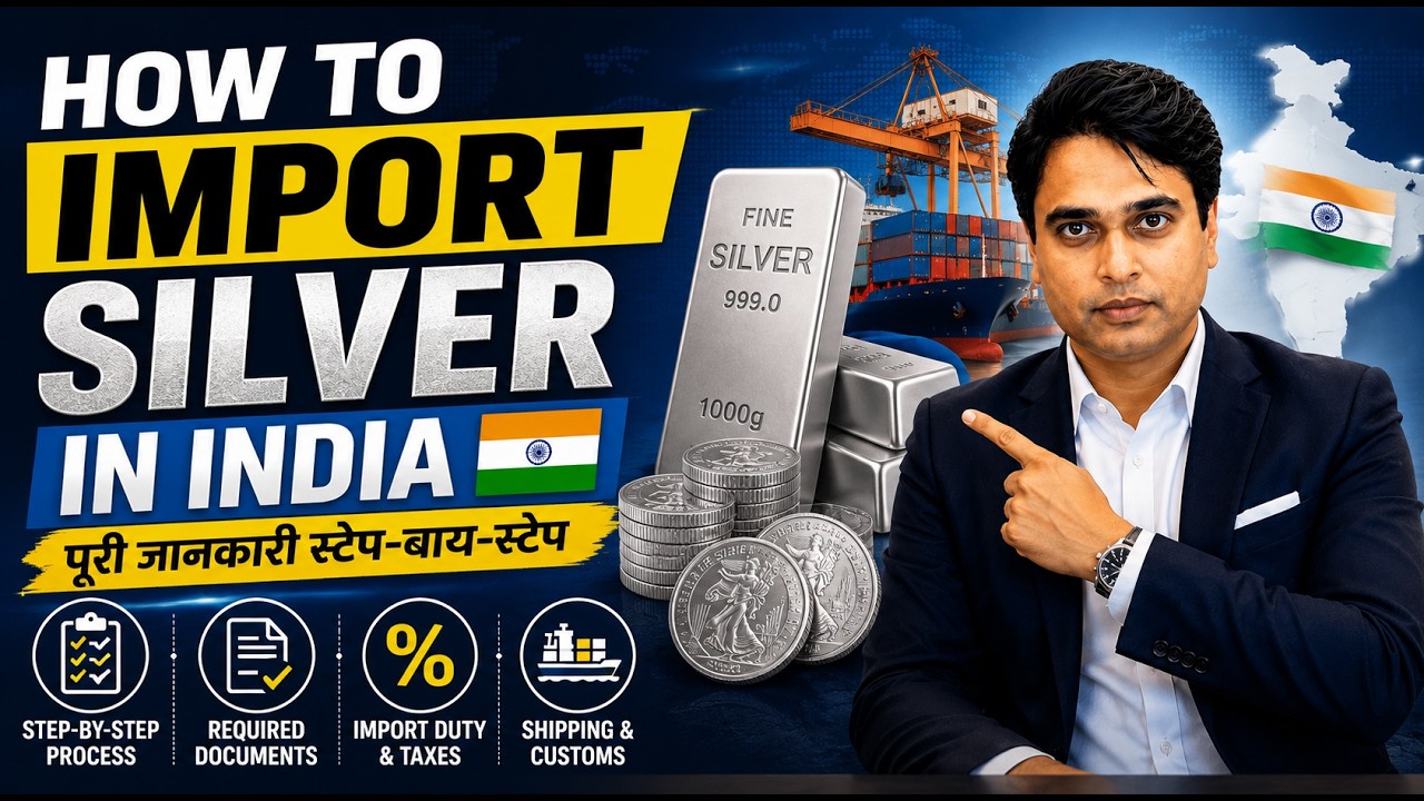 HOW TO IMPORT SILVER METAL IN INDIA