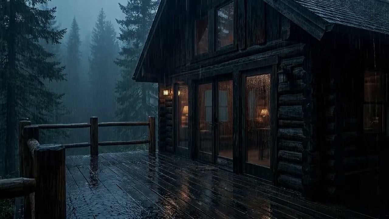 Quiet Forest Rain 🌲  Natural Rain Sounds for Deep Rest