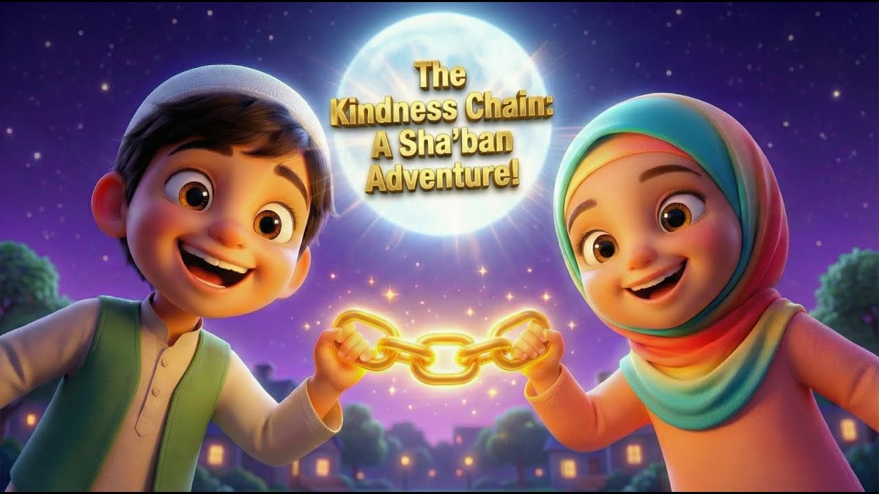 Kindness Chain! 🌙 Sha’ban Story for Kids | Prepare for Ramadan